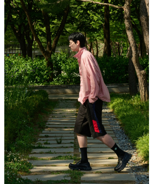 ORDINARY PEOPLE（オーディナリーピープル）の「RE : Shape Memory Wire Shirt [RED]（シャツ/ブラウス・メンズ・その他・FREE）」の4枚目の写真
