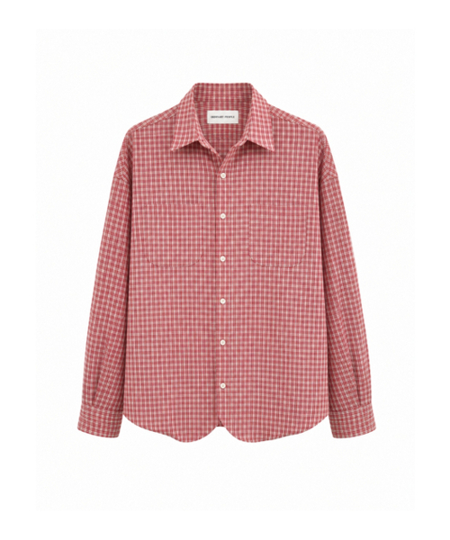 ORDINARY PEOPLE（オーディナリーピープル）の「RE : Shape Memory Wire Shirt [RED]（シャツ/ブラウス・メンズ・その他・FREE）」の6枚目の写真