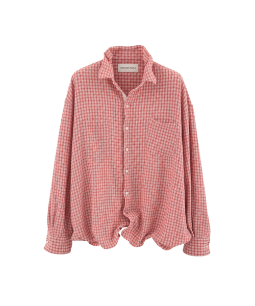 ORDINARY PEOPLE（オーディナリーピープル）の「RE : Shape Memory Wire Shirt [RED]（シャツ/ブラウス・メンズ・その他・FREE）」の7枚目の写真