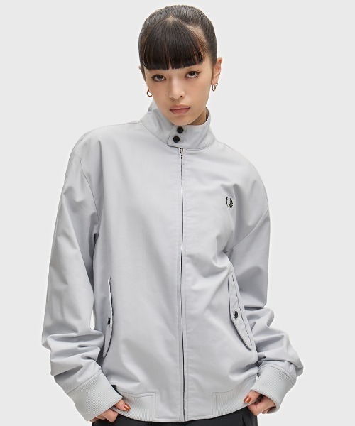 FRED PERRY(フレッドペリー)の「【ZOZO限定!!】Classic Harrington Jacket/クラシックハリントンジャケット(ブルゾン・メンズ・ブルー/ブラック・L/M/S)」の1枚目の写真