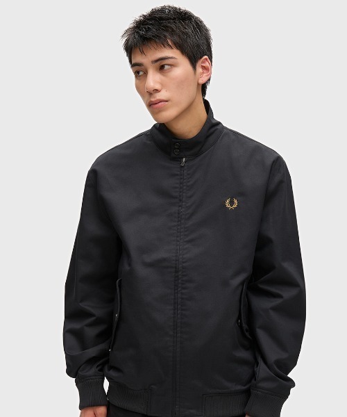 FRED PERRY(フレッドペリー)の「【ZOZO限定!!】Classic Harrington Jacket/クラシックハリントンジャケット(ブルゾン・メンズ・ブルー/ブラック・L/M/S)」の2枚目の写真