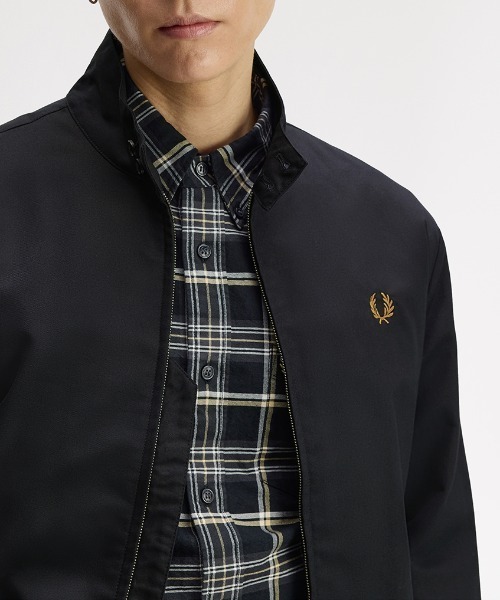 FRED PERRY(フレッドペリー)の「【ZOZO限定!!】Classic Harrington Jacket/クラシックハリントンジャケット(ブルゾン・メンズ・ブルー/ブラック・L/M/S)」の9枚目の写真