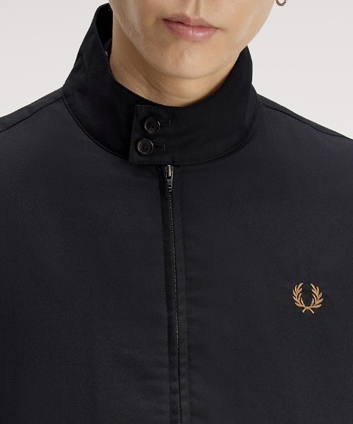 FRED PERRY(フレッドペリー)の「【ZOZO限定!!】Classic Harrington Jacket/クラシックハリントンジャケット(ブルゾン・メンズ・ブルー/ブラック・L/M/S)」の12枚目の写真