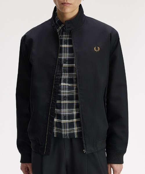 FRED PERRY(フレッドペリー)の「【ZOZO限定!!】Classic Harrington Jacket/クラシックハリントンジャケット(ブルゾン・メンズ・ブルー/ブラック・L/M/S)」の7枚目の写真