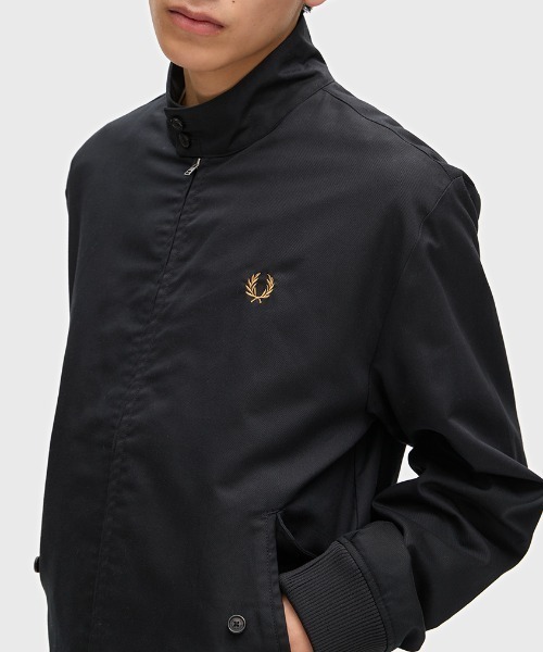 FRED PERRY(フレッドペリー)の「【ZOZO限定!!】Classic Harrington Jacket/クラシックハリントンジャケット(ブルゾン・メンズ・ブルー/ブラック・L/M/S)」の4枚目の写真