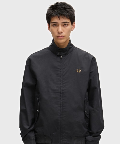 FRED PERRY(フレッドペリー)の「【ZOZO限定!!】Classic Harrington Jacket/クラシックハリントンジャケット(ブルゾン・メンズ・ブルー/ブラック・L/M/S)」の5枚目の写真
