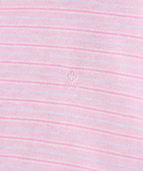 TTUDEMENT(トュードメント)の「STRIPE LONG SLEEVE POLO KNIT_PINK(ニット/セーター・レディース・その他・FREE)」の6枚目の写真