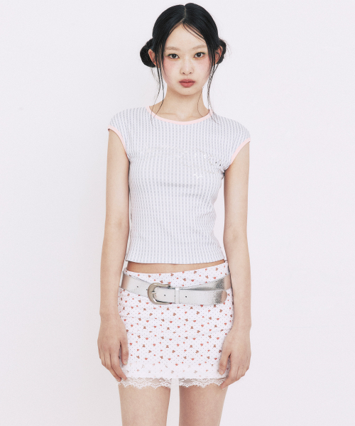 YOUHEE（ユヒ）の「HEART APPLE LACE SKIRT_WHITE（スカート・レディース・その他・SMALL/MEDIUM）」の2枚目の写真