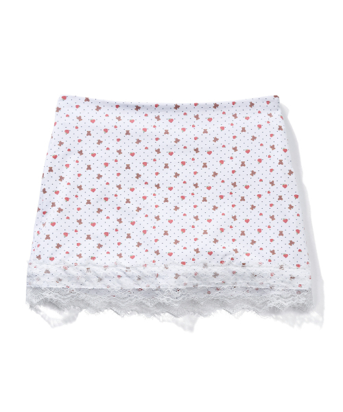 YOUHEE（ユヒ）の「HEART APPLE LACE SKIRT_WHITE（スカート・レディース・その他・SMALL/MEDIUM）」の3枚目の写真