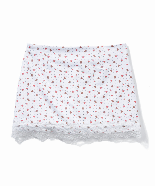 YOUHEE（ユヒ）の「HEART APPLE LACE SKIRT_WHITE（スカート・レディース・その他・SMALL/MEDIUM）」の4枚目の写真