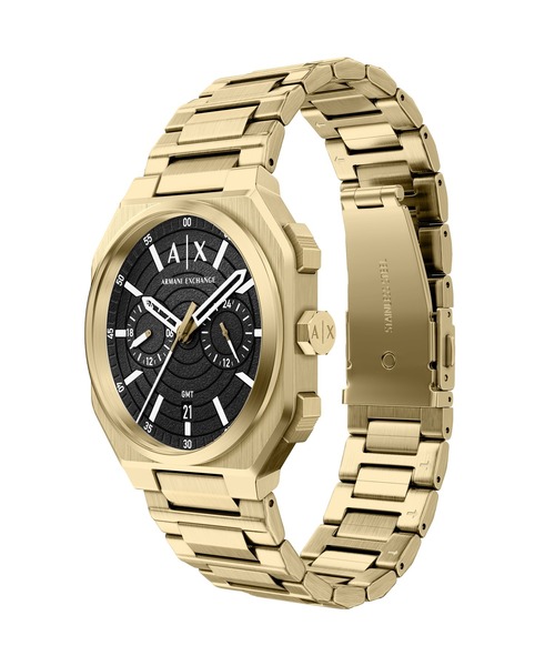 ARMANI EXCHANGE(アルマーニエクスチェンジ)の「アルマーニ・エクスチェンジ 腕時計 メンズ アナログ ステンレス AX1476(アナログ腕時計・メンズ・ゴールド・FREE)」の6枚目の写真