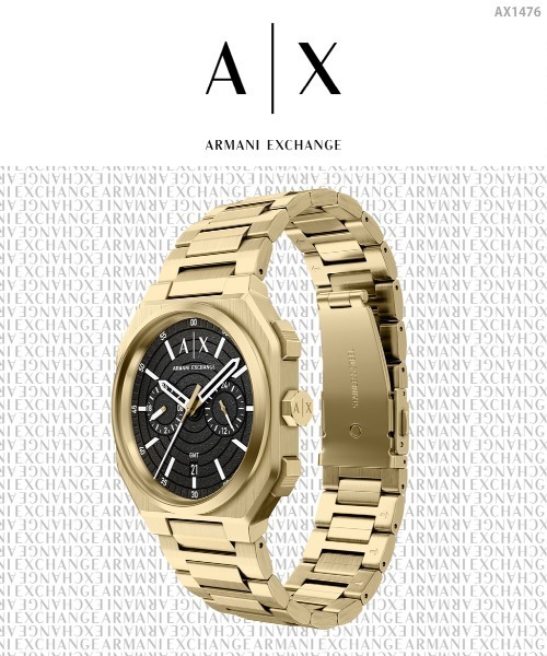 ARMANI EXCHANGE(アルマーニエクスチェンジ)の「アルマーニ・エクスチェンジ 腕時計 メンズ アナログ ステンレス AX1476(アナログ腕時計・メンズ・ゴールド・FREE)」の9枚目の写真