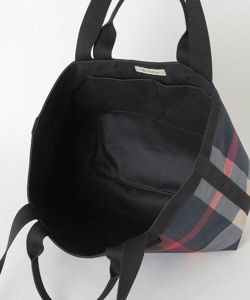 CB CRESTBRIDGE(シービークレストブリッジ)の「クレストブリッジチェックトート(ショルダーバッグ・レディース・ブルー系その他7/ライトベージュ・FREE)」の8枚目の写真