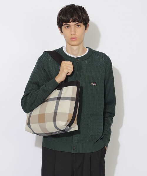 CB CRESTBRIDGE(シービークレストブリッジ)の「クレストブリッジチェックトート(ショルダーバッグ・レディース・ブルー系その他7/ライトベージュ・FREE)」の11枚目の写真