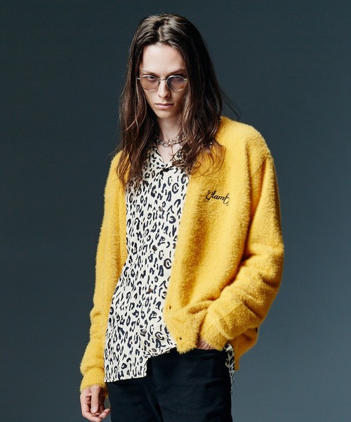 glamb(グラム)の「Staple Shaggy Cardigan / ステープルシャギーカーディガン(カーディガン/ボレロ・メンズ・ブラック/ブルー/イエロー・M/L)」の3枚目の写真