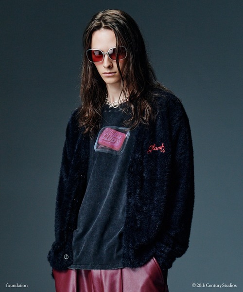 glamb(グラム)の「Staple Shaggy Cardigan / ステープルシャギーカーディガン(カーディガン/ボレロ・メンズ・ブラック/ブルー/イエロー・M/L)」の9枚目の写真