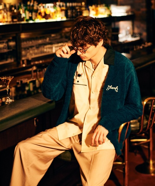 glamb(グラム)の「Staple Shaggy Cardigan / ステープルシャギーカーディガン(カーディガン/ボレロ・メンズ・ブラック/ブルー/イエロー・M/L)」の15枚目の写真