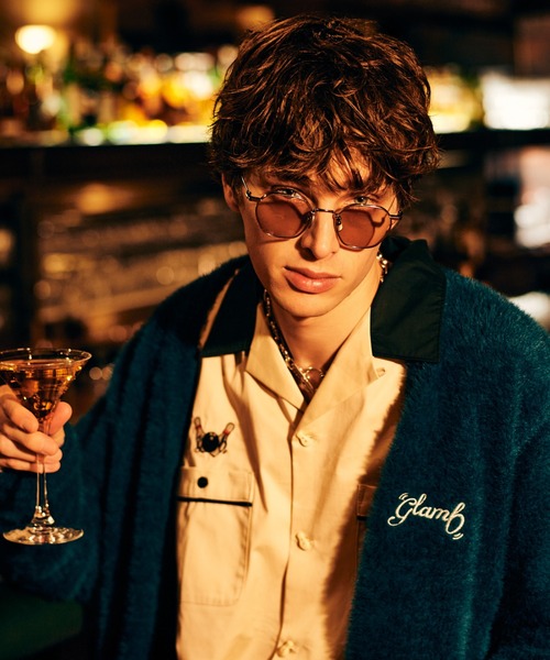 glamb(グラム)の「Staple Shaggy Cardigan / ステープルシャギーカーディガン(カーディガン/ボレロ・メンズ・ブラック/ブルー/イエロー・M/L)」の16枚目の写真