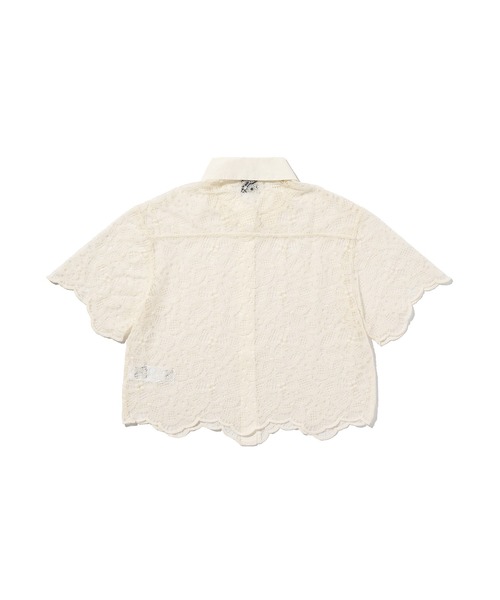 Levi's（リーバイス）の「Levi's/リーバイス BLUETAB(TM) クロップド レースシャツ（シャツ/ブラウス・レディース・ホワイト・M/S/XS）」の5枚目の写真