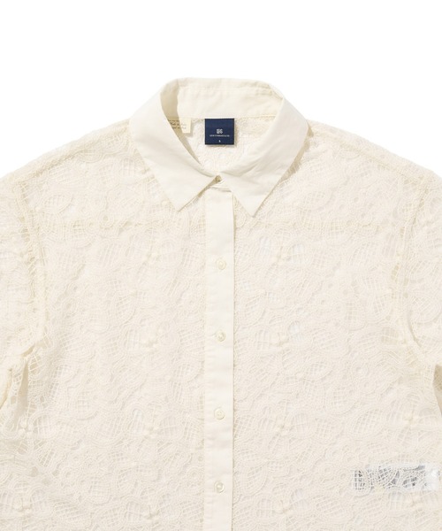Levi's（リーバイス）の「Levi's/リーバイス BLUETAB(TM) クロップド レースシャツ（シャツ/ブラウス・レディース・ホワイト・M/S/XS）」の6枚目の写真