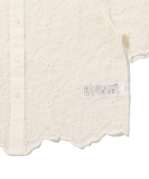 Levi's（リーバイス）の「Levi's/リーバイス BLUETAB(TM) クロップド レースシャツ（シャツ/ブラウス・レディース・ホワイト・M/S/XS）」の8枚目の写真
