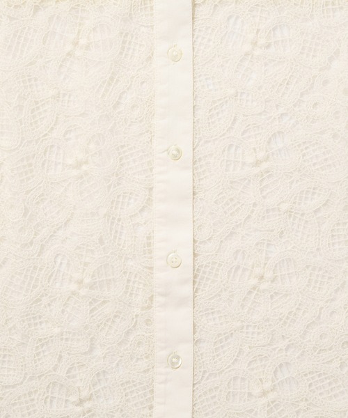 Levi's（リーバイス）の「Levi's/リーバイス BLUETAB(TM) クロップド レースシャツ（シャツ/ブラウス・レディース・ホワイト・M/S/XS）」の9枚目の写真