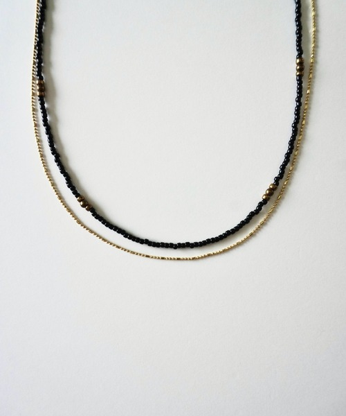 Lynn.（リン）の「tiny beads & chain necklaces（ネックレス・レディース・シルバー/ゴールド・FREE）」の5枚目の写真