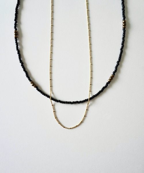 Lynn.（リン）の「tiny beads & chain necklaces（ネックレス・レディース・シルバー/ゴールド・FREE）」の6枚目の写真