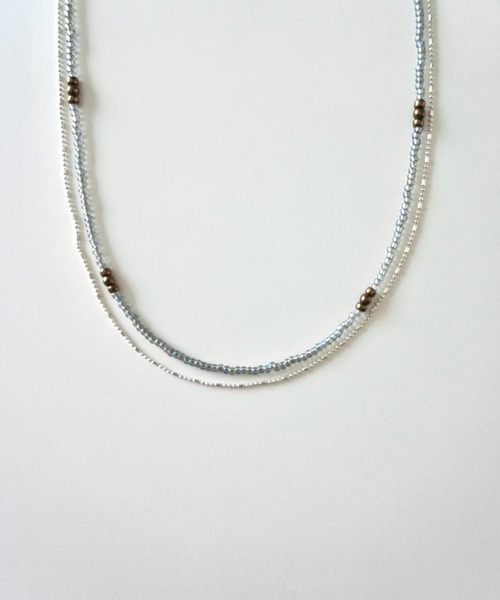 Lynn.（リン）の「tiny beads & chain necklaces（ネックレス・レディース・シルバー/ゴールド・FREE）」の13枚目の写真