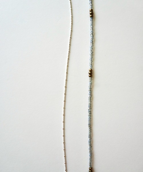 Lynn.（リン）の「tiny beads & chain necklaces（ネックレス・レディース・シルバー/ゴールド・FREE）」の14枚目の写真