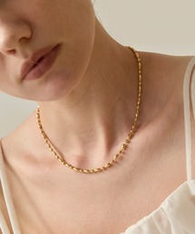Phoebe | 【金属アレルギー対応】モダンリズムマグネットチェーンネックレス/ステンレス ワンタッチ 着脱簡単 ベーシック(ネックレス)