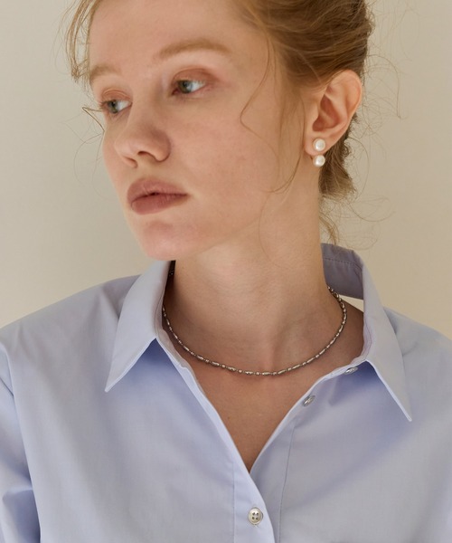 Phoebe(フィービィー)の「【金属アレルギー対応】モダンリズムマグネットチェーンネックレス/ステンレス ワンタッチ 着脱簡単 ベーシック(ネックレス・レディース・シルバー/イエローゴールド・FREE)」の16枚目の写真