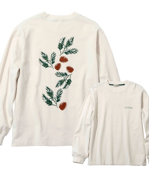 L.L.Bean(エルエルビーン)の「【JAPAN EDITION】ユニオン・リース・ロングスリーブ・ティ(Tシャツ/カットソー・メンズ・アイボリー・LARGE/MEDIUM/SMALL)」の1枚目の写真