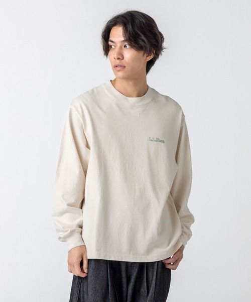 L.L.Bean(エルエルビーン)の「【JAPAN EDITION】ユニオン・リース・ロングスリーブ・ティ(Tシャツ/カットソー・メンズ・アイボリー・LARGE/MEDIUM/SMALL)」の2枚目の写真