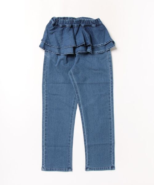 maarook（マルーク）の「ハイストレッチデニムペプラムパンツ（デニムパンツ・キッズ・ネイビー・160cm/150cm/140cm）」の14枚目の写真