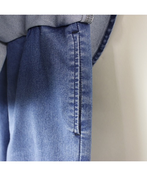 maarook（マルーク）の「ハイストレッチデニムペプラムパンツ（デニムパンツ・キッズ・ネイビー・160cm/150cm/140cm）」の10枚目の写真