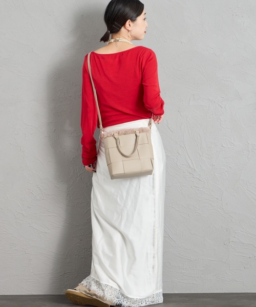 CACHELLIE（カシェリエ）の「[CACHELLIE/カシェリエ] メッシュデザイン 4WAY トートバッグ（トートバッグ・レディース・ブラック/ベージュ/グレー・ONE SIZE）」の14枚目の写真