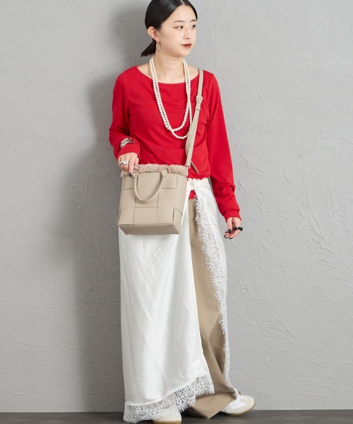 CACHELLIE（カシェリエ）の「[CACHELLIE/カシェリエ] メッシュデザイン 4WAY トートバッグ（トートバッグ・レディース・ブラック/ベージュ/グレー・ONE SIZE）」の13枚目の写真