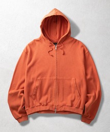 CROP THERMAL FULL ZIP HOODIE