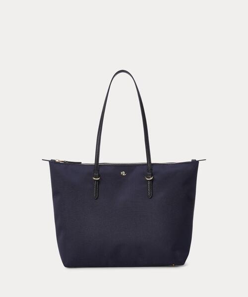 LAUREN RALPH LAUREN(ローレン ラルフ ローレン)の「ナイロン ミディアム Keaton トート(トートバッグ・レディース・ネイビー系1・ONE)」の1枚目の写真