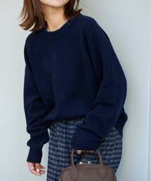 WOOL SIGNATURE クルーネックニット