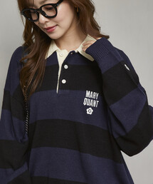 MARY QUANT（マリークワント）の「MARY QUANT × PUBLUX/マリークワント <ユニセックス>別注 ロゴ ラガー ニット　限定展開（ニット/セーター）」