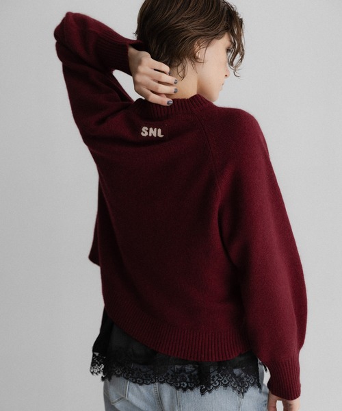 URBAN RESEARCH Sonny Label(アーバンリサーチサニーレーベル)の「バナナスリーブニットプルオーバー(ニット/セーター・レディース・グレー/ネイビー/バーガンディー・FREE)」の3枚目の写真