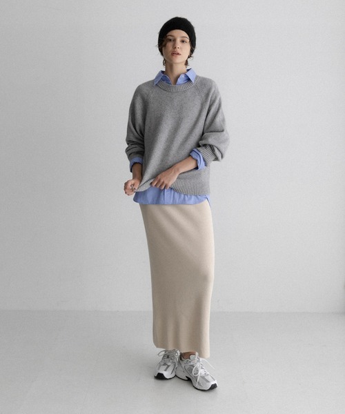 URBAN RESEARCH Sonny Label(アーバンリサーチサニーレーベル)の「バナナスリーブニットプルオーバー(ニット/セーター・レディース・グレー/ネイビー/バーガンディー・FREE)」の9枚目の写真