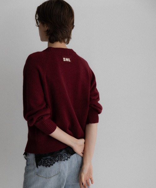 URBAN RESEARCH Sonny Label(アーバンリサーチサニーレーベル)の「バナナスリーブニットプルオーバー(ニット/セーター・レディース・グレー/ネイビー/バーガンディー・FREE)」の19枚目の写真