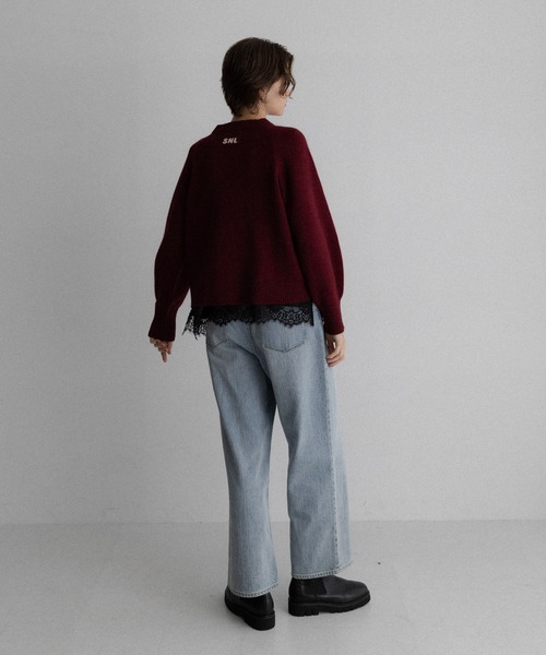 URBAN RESEARCH Sonny Label(アーバンリサーチサニーレーベル)の「バナナスリーブニットプルオーバー(ニット/セーター・レディース・グレー/ネイビー/バーガンディー・FREE)」の22枚目の写真