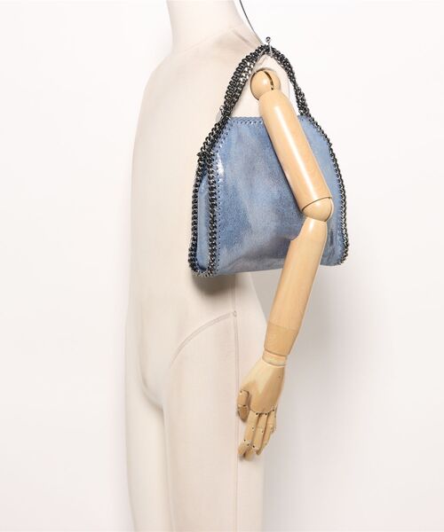 STELLA McCARTNEY（ステラマッカートニー）の「Falabella Mini Tote Bag / ファラベラ ミニ トートバッグ（ショルダーバッグ・レディース・ブルー系その他・ONE SIZE）」の9枚目の写真