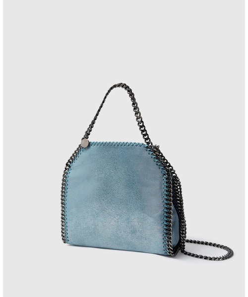 STELLA McCARTNEY（ステラマッカートニー）の「Falabella Mini Tote Bag / ファラベラ ミニ トートバッグ（ショルダーバッグ・レディース・ブルー系その他・ONE SIZE）」の2枚目の写真