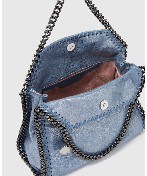 STELLA McCARTNEY（ステラマッカートニー）の「Falabella Mini Tote Bag / ファラベラ ミニ トートバッグ（ショルダーバッグ・レディース・ブルー系その他・ONE SIZE）」の4枚目の写真