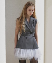 2WAY JACKET MINI DRESS